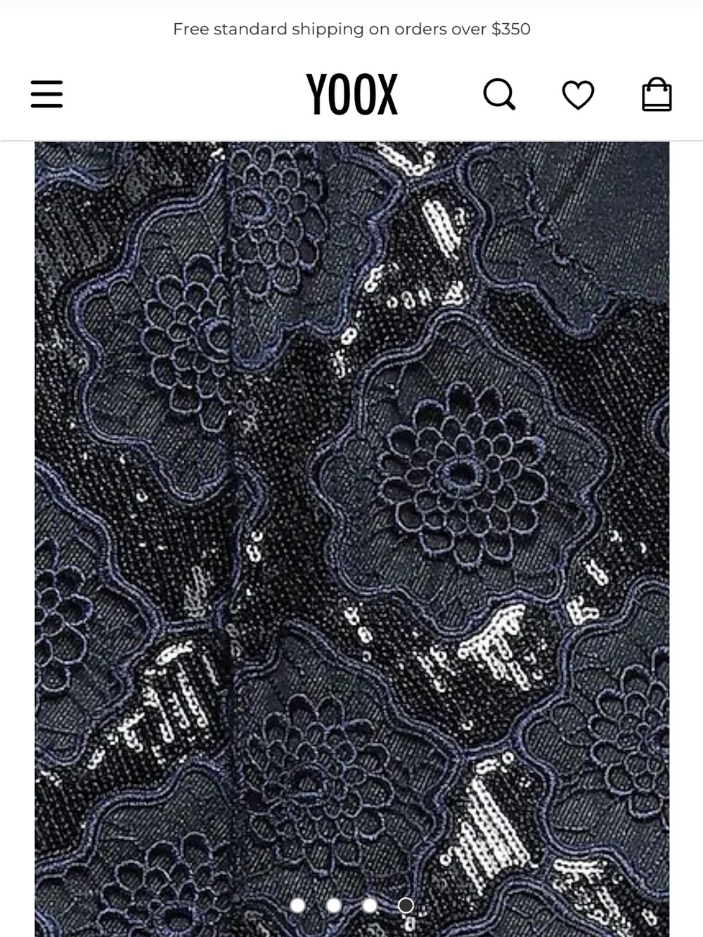$750 Diesel Wide-Leg Lace Detail Pants - Picture 5 of 5